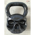 Чугунное литье Подгонянный OEM Sculpted Ape Череп Shaped Kettlebell с лицом